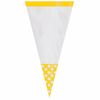 amscan Candy Buffet Cone Polka Dots Bags Orange