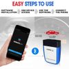 TONWON OBDII Bluetooth, Vgate vLinker BM OBD2 diagnosegerät OBD Adapter für Android und Windows (Bluetooth 3.0)
