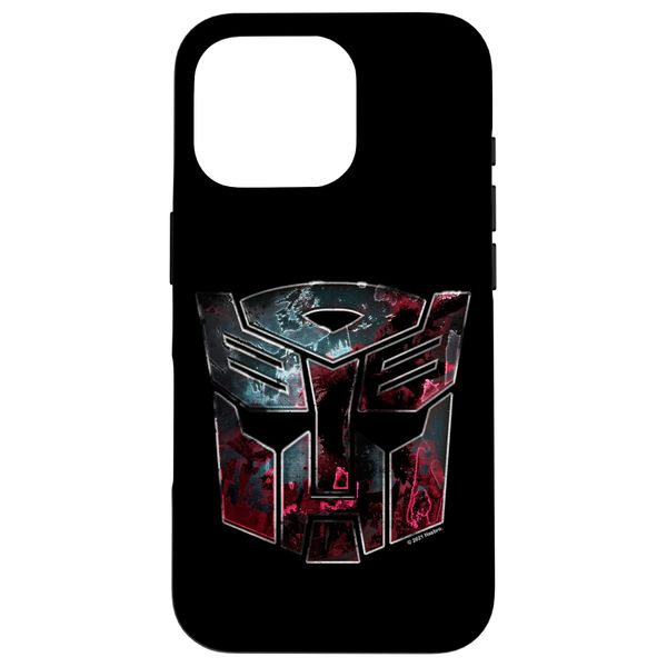 Case for iPhone 16 Pro Transformers Autobot Big Face Retro Badge