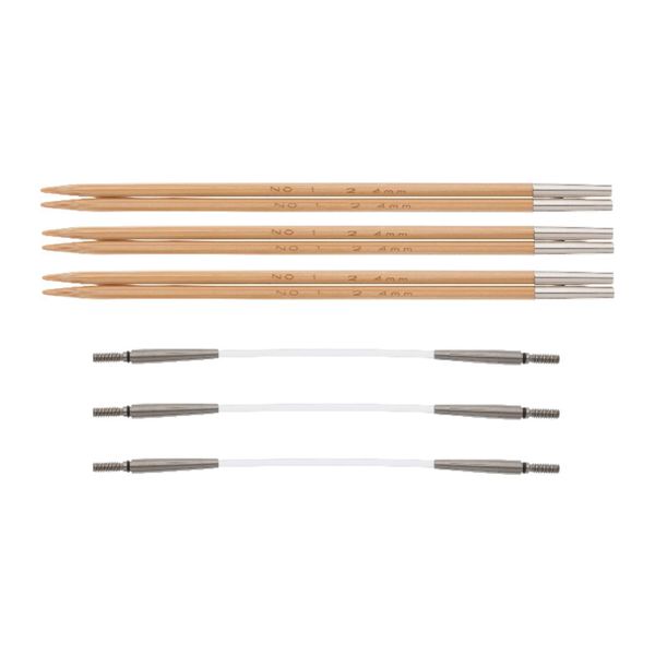 Tulip Carry S Switchable Bamboo Needle Set, Fine Size, No. 1 (TCS-15)
