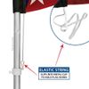 Pumpkins (Black) Windless Full Curve Advertising Banner Flag & Pole Kit