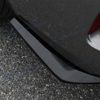Rear Bumper Canard Diffuser Splitter Spoiler Fin Red 6"-9" Support Rod Tie Bar