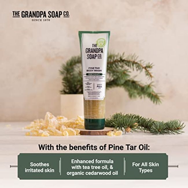 Pine Tar Soap Soap for Men All Natural Skincare Pine Tar 