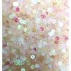 3mm Round AB Translucent Metallic Opaque Craft Sequins Assorted Colours (Clear AB)