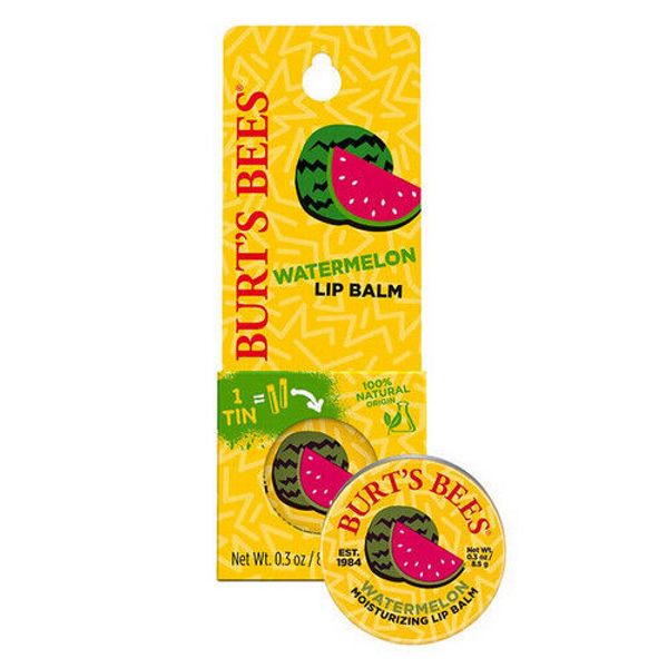 Watermelon Lip Balm Tin  0.3 Oz By Burts Bees