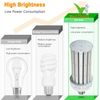 UL DLC LED Corn Cob Light 120W Replace 400W Metal Halide Plot Shoebox E39 Lights