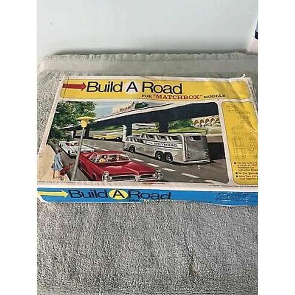 Vintage Build A Road BR-1 For Matchbox Model Cars 1967 Lesney w/box