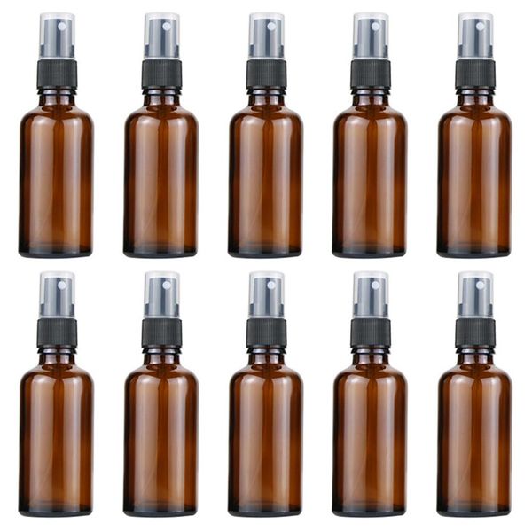 20ml Braunglas Sprühflasche für ätherische Öle,10 Stück Leere Pumpflaschen Leer Glasflaschen Braun Reiseflaschen zum Befüllen Ätherisches Öl Parfüm Nachfüllbare Lotionspender flasche Lotion Fläschchen