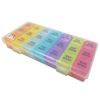 Pill Box ~ 7 Day Medication Storage Case (21 Slot Pill Case Days)