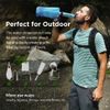 2P Collapsible Water Bottle Foldable Water Bottle 680ml.Roll Up,Lightweight