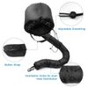 Upgraded Hair Dryer Bonnet Attachment, Adjustable Bonnet Hood Hair Dryer Hat for Hand Held Hair Dryer, Hooded Hair Dryer Cap with Stretchable Grip and Extended Hose Length for Hair Care (Black)