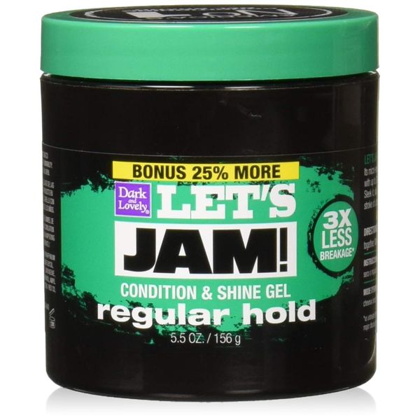 Lets Jam Shine & Conditioning Gel 125gm Regular Hold Bonus