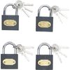 BGS Diy 85164 | Padlock Set | simultaneous locking | Type L | 35mm | 4 pcs.