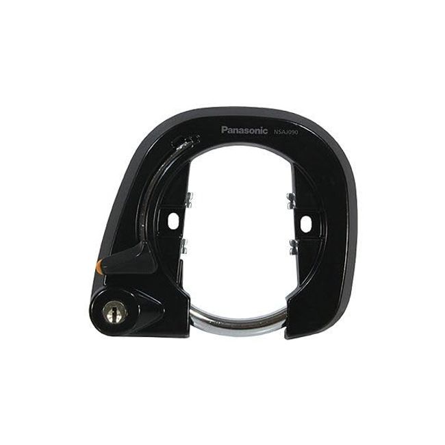 Panasonic NSAJ090-B [Direct Mount Rear Wheel Circle Lock, Black]