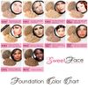 5pc KIT Mineral Makeup Bare Face Set Full Coverage Concealer Blush Foundation Illuminating Powder (Light)