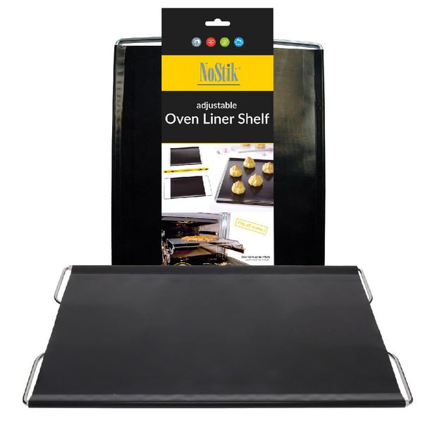 NoStik 1BBB645 Oven Liner, Black