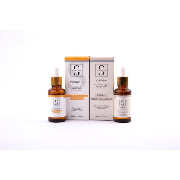 C Vitamin & Caffeine Multifoksiyonel Cilt Bakım Serum Seti