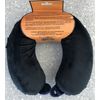Memory Foam Neck Travel Pillow w/ SnapOn High Density U-Shape Navy Solid color
