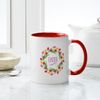 CafePress Easter Wreath Mugs 11 oz (325 ml) Ceramic Coffee Mug