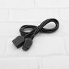 LT Easiyl 2 pcs 9 Pin Controller Handle Grip Extension Cord Cable Compatible with Sega Genesis Compatible with Mega Drive 1 2 3 Controller Cable 6FT Length (black)