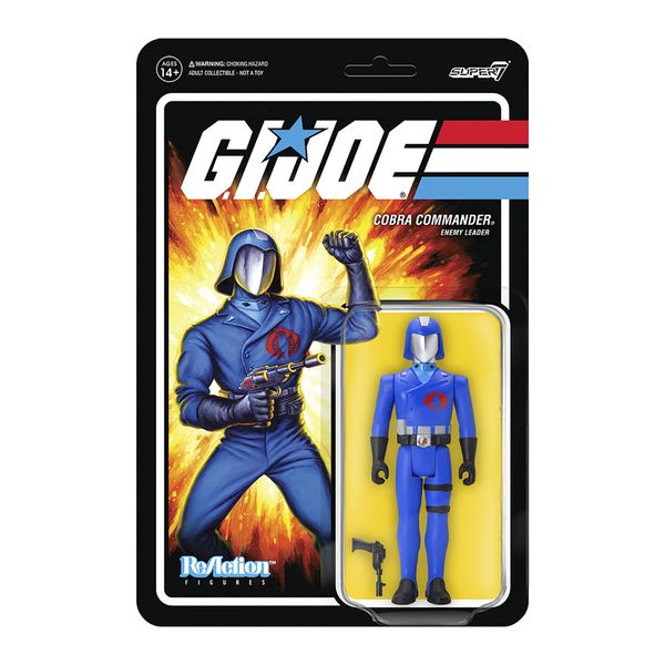 Super7 G.I. Joe Cobra Commander 3.75 in Reaction Figure