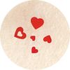 Charlon Hollow Heart Mix Red