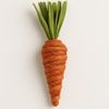 Heaven Sends Set of 6 Wicker Easter Carrots – Rustic Decorative Spring Ornaments for Easter Displays, Baskets & Table Décor