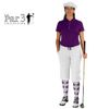 Golf Knickers White Womens 'Par 3' - Microfiber - Size 6