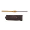 EZE-LAP 3-1/4" x 1/4" Diamond Round Sharpener in Brass Handle