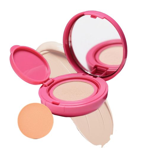 Peptide Bouncees Foundation, Foundation for Older Women, Hydrating, Age-Defying Makeup for Mature Skin, And All Skin Types, Natural, Medium Buildable Coverage, Satin Finish (Ivory white, 1pcs)