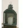 Perfect Plants Large Mirrored Verdigris Wall Lantern. Lovely for a conservatory