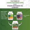 Vision Defender Plus Eye Supplement: AREDS2 Formula Vitamins, Minerals (Lutein, Zinc) Enhanced with Meso-Zeaxanthin for Complete Eyes/Eyesight Health Care & Support. 60 Easy-to-Swallow Vegan Capsules