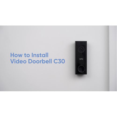 eufy Wireless Video Doorbell C30 2K FHD Intercom Live Video Call Motion Detect