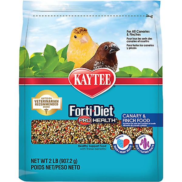 Kaytee Forti-Diet Pro Health Pet Canary & Finch Food, 2 Lb