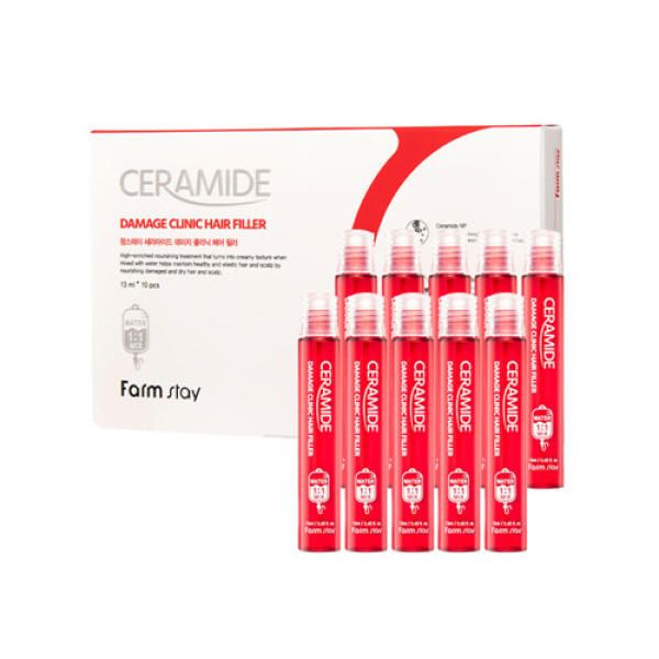 [Farm Stay] Ceramide Damage Clinic Hair Filler 13ml (10 sheets)