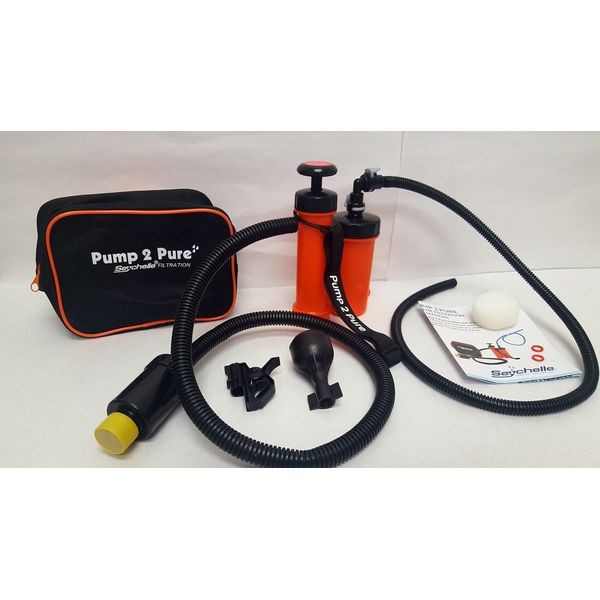 Seychelle Small Portable Water Filter Camping Pump