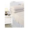 Casa D'Or NEW PLAIN DYED POLYCOTTON FITTED FLAT BED SHEET SINGLE DOUBLE KING SIZE BEDDING (Cream, Single Flat Bed Sheet)