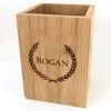 Personalized Utensil Holder (laurel leaf)
