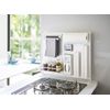 Yamazaki Kitchen Freestanding Steel Panel Vertical white