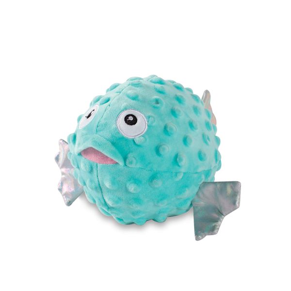 Fringe Studio Squeaker Pet Toy, Puffer Fish (289648)