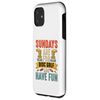 iPhone 11 Sundays are for Disc Golf and have fun - Disc Golf Case