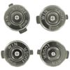 Aluminium Metal Bullet Action Button Set For Sony PS4 Controllers - Silver | ZedLabz