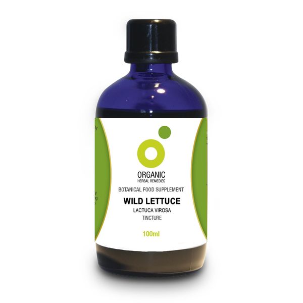 Organic herbal Remedies 100ml Wild Lettuce