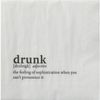 Tableau Beverage Napkin Paper Drunk Theme 1 Package 12 pcs