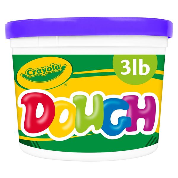 Crayola Dough - Purple (3lb), Bulk Modeling Dough for Kids, Clay Alternative, Resealable Tub, Ages 3+, Great for Kids Arts & Crafts