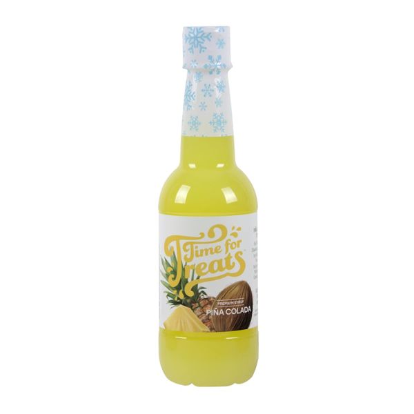 Flavored Syrup for Snow Cones, Homemade Sodas, Cocktails, Coffee, Baking and More - Time For Treats 16.9 Fluid Ounce Bottle (Pina Colada)