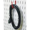 Wall Control Slotted Pegboard Industrial Hook Assortment Kit- 13-Pc Red