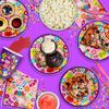 Patchwork Owl Birthday Party Supplies Set Plates Napkins Cups Tableware Kit for 16
