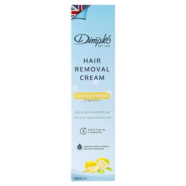 Dimples Hair Removal Cream Lemon Fresh, 100 ml