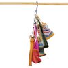 20 24 Pcs Space Saving Saver Magic Clothes Black Hangers Organiser Hook (20)